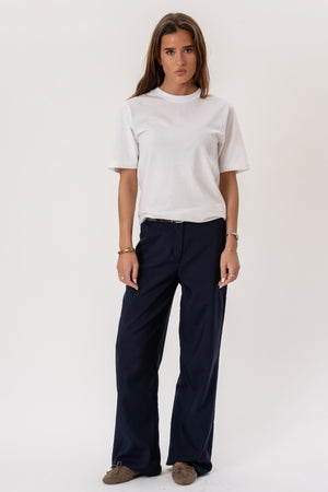 Talia Baggy Pants - Navy