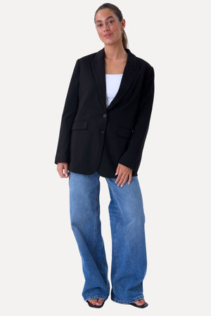 Klassisk fit Blazer - Sort