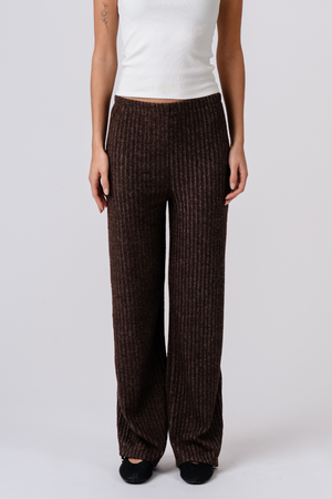 Ivy Knit Pants - Brun