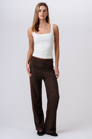 Ivy Knit Pants - Brun