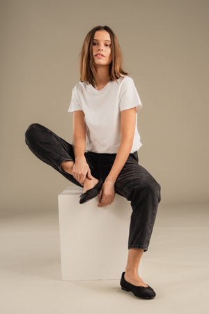 De Originale Performance Mom Jeans - Black Denim