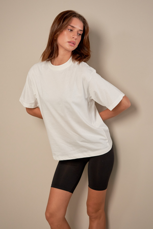 Boxfit T-shirt - Lys Beige