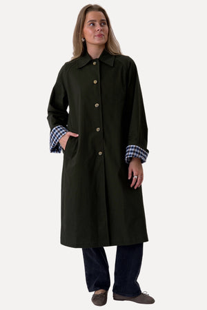 Livia Trenchcoat - Olivengrøn
