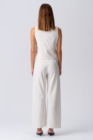 Natalie Vest og Bukser (Lyse Beige)