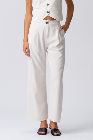 Natalie Pants - Lys Beige