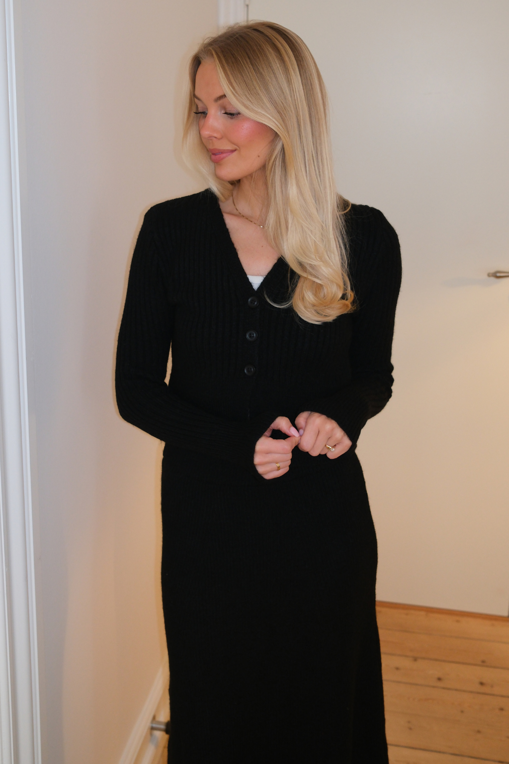 Nova Tie Blouse Knit - Sort