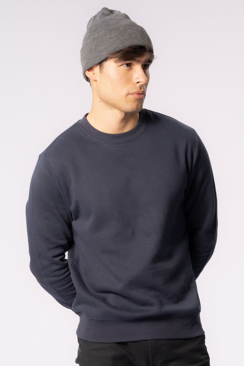 Knitted beanie - Grå