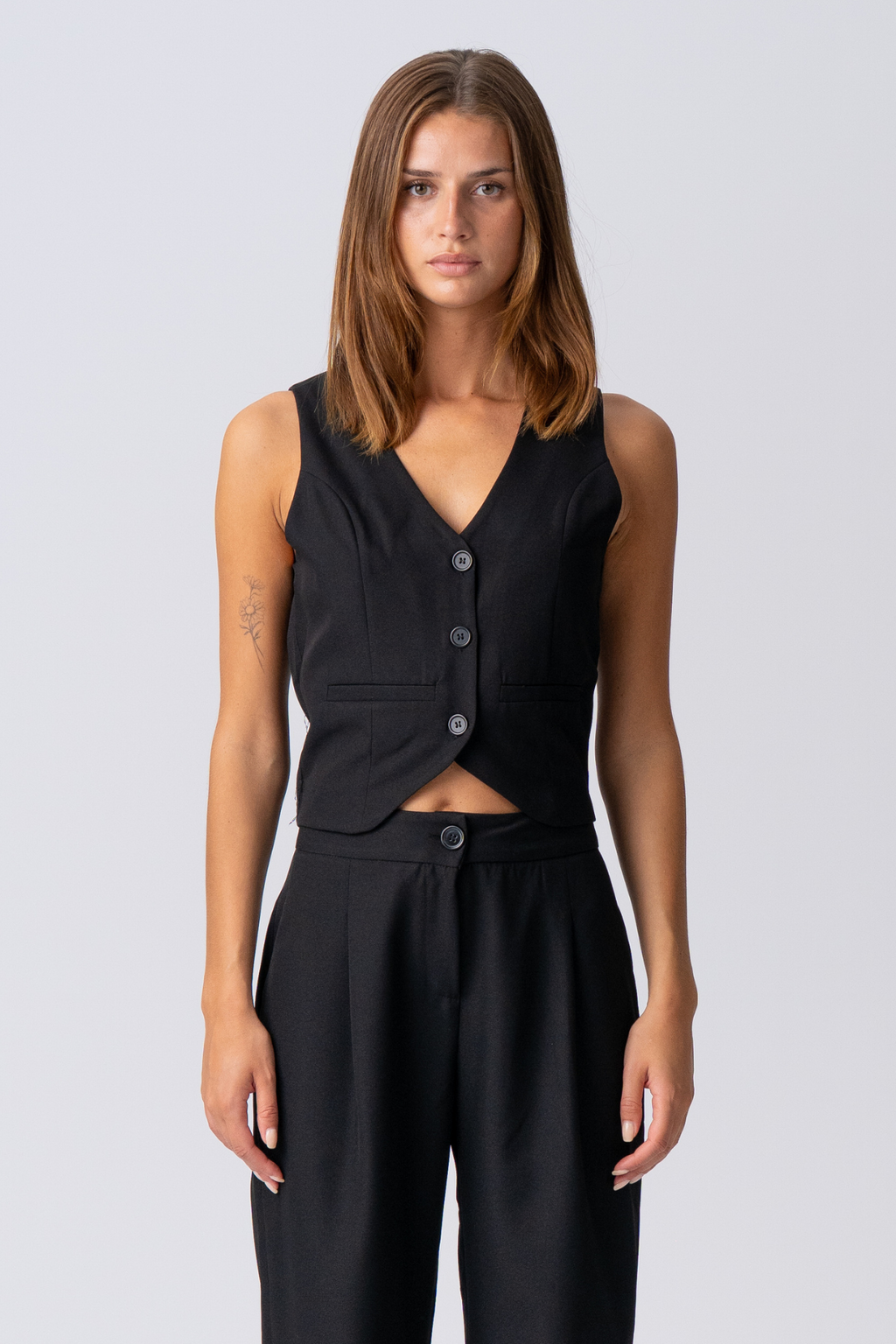 Natalie Vest og Bukser (Sort)