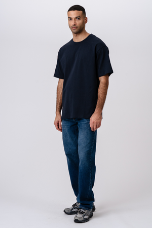 Heavy Boxfit T-shirt - Navy