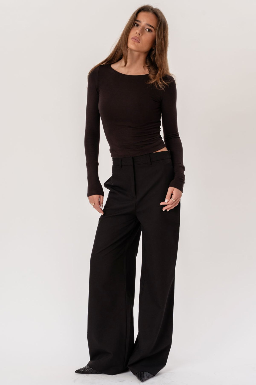 Cassandra Bluse - Brun