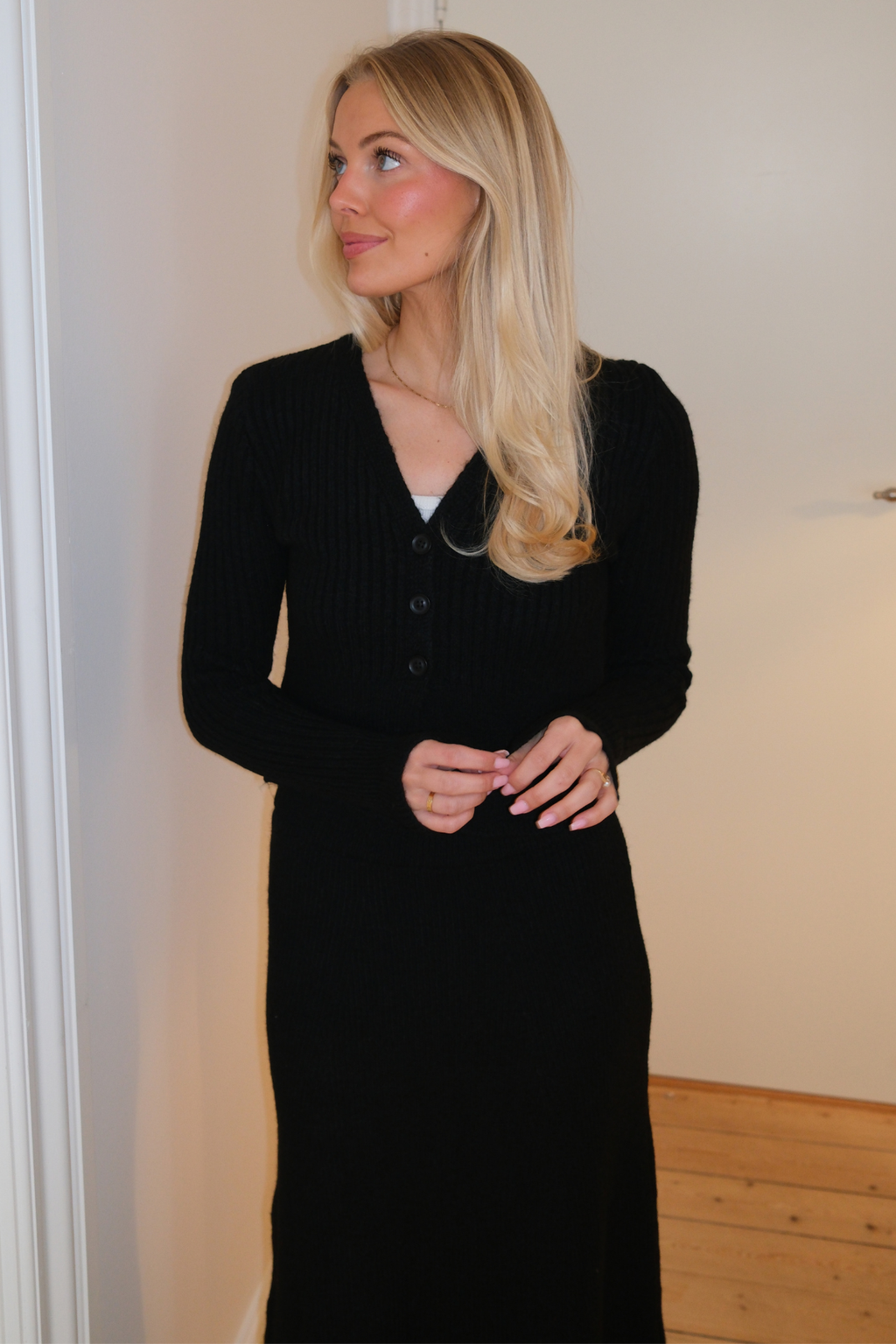 Nova Tie Blouse Knit - Sort