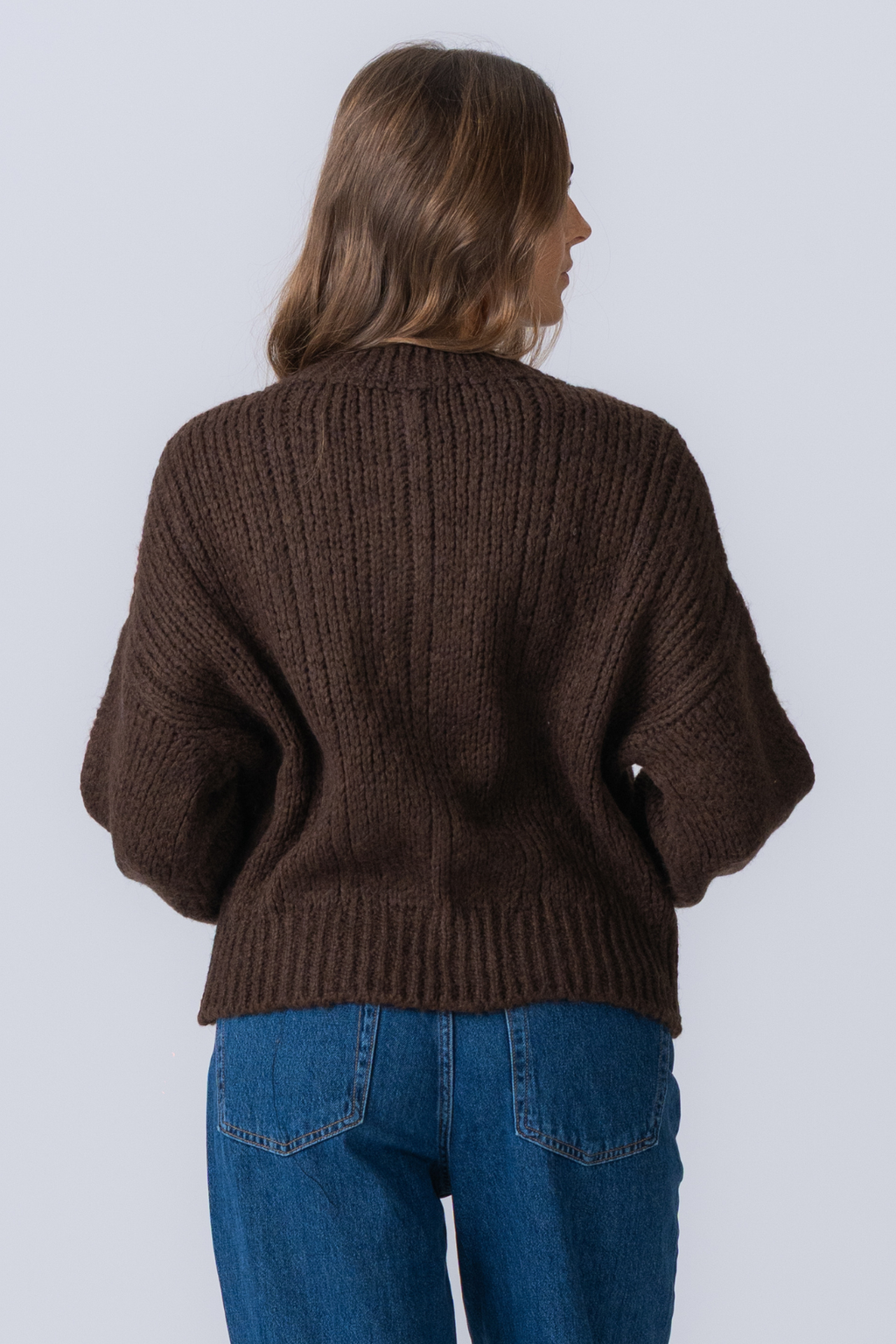 Botton Knit - Brun