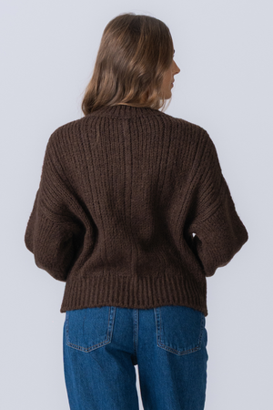 Botton Knit - Brun