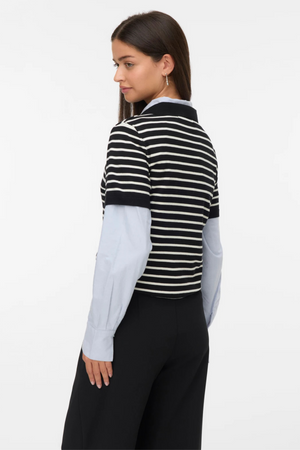 Silje Poloneck Pullover - Sort