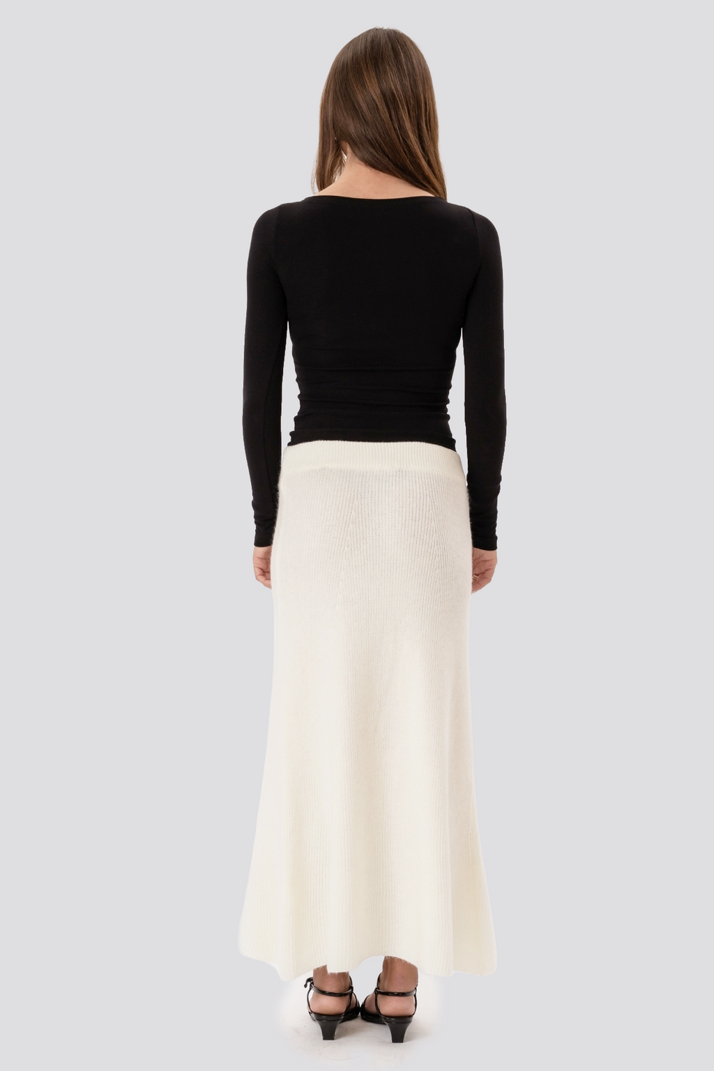 Nova Knit Skirt - Hvid
