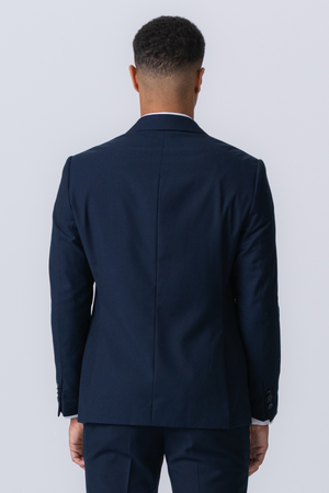 Premium Enkelttradet Blazer - Navy