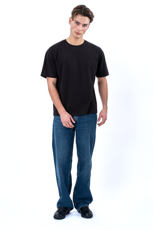 Heavy Boxfit Tee - Sort