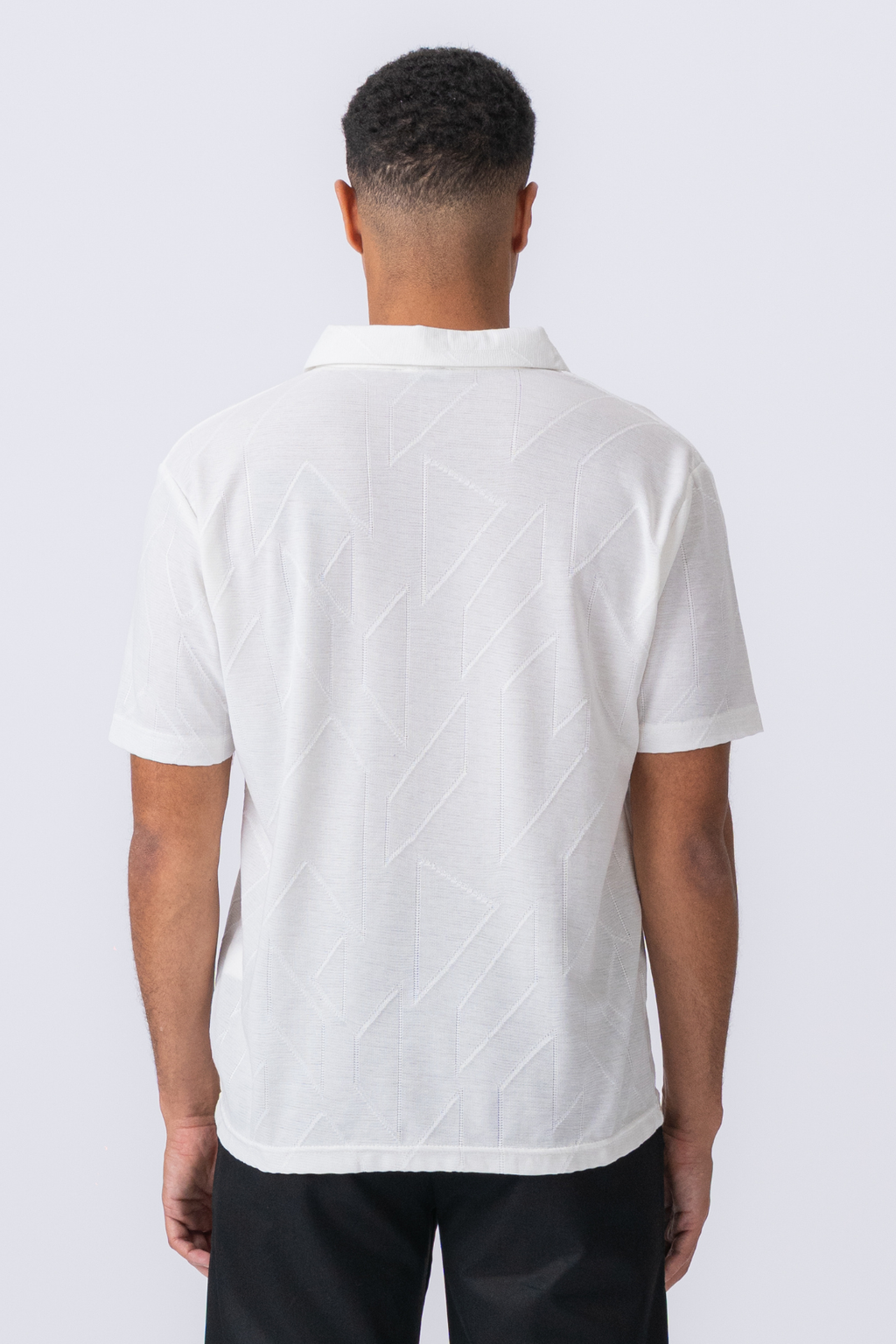 Atlas Textured Polo - Hvid
