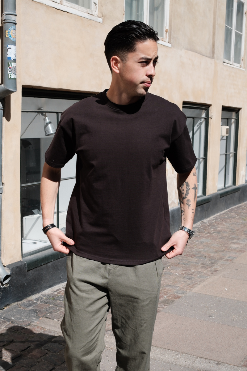 Heavy Boxfit Tee - Sort