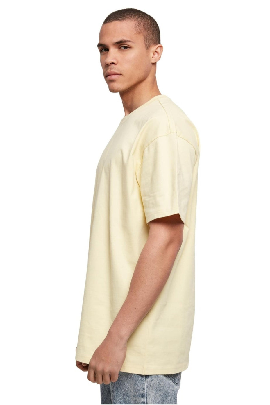 Heavy Oversized T-shirt - Blød Gul