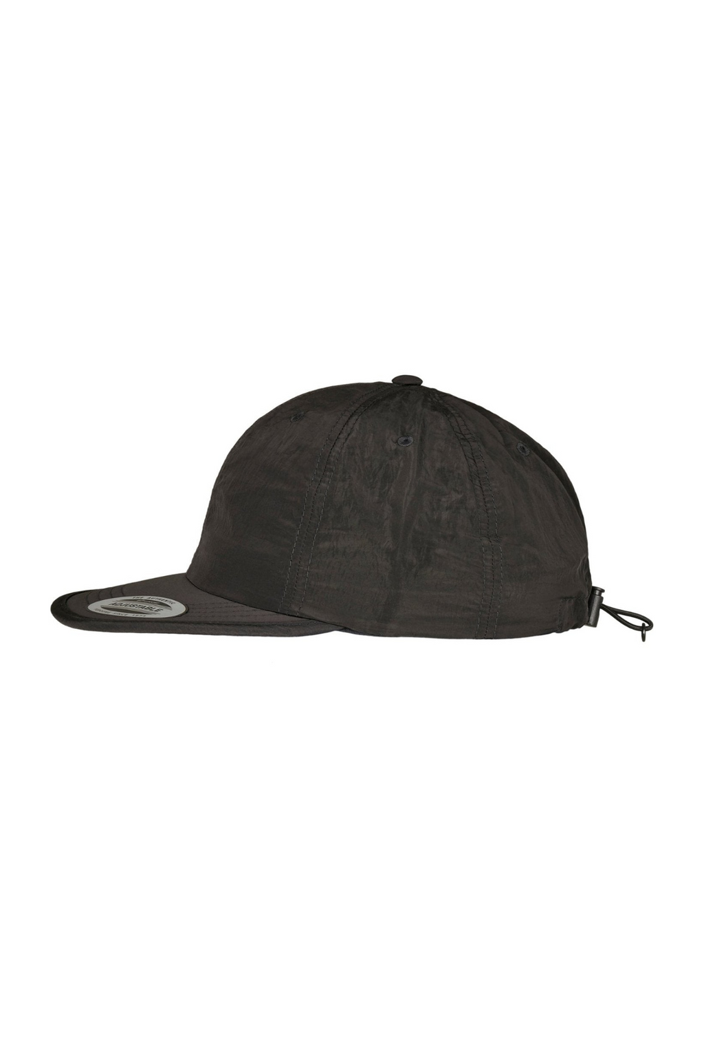 Adjustable Nylon Cap - Black