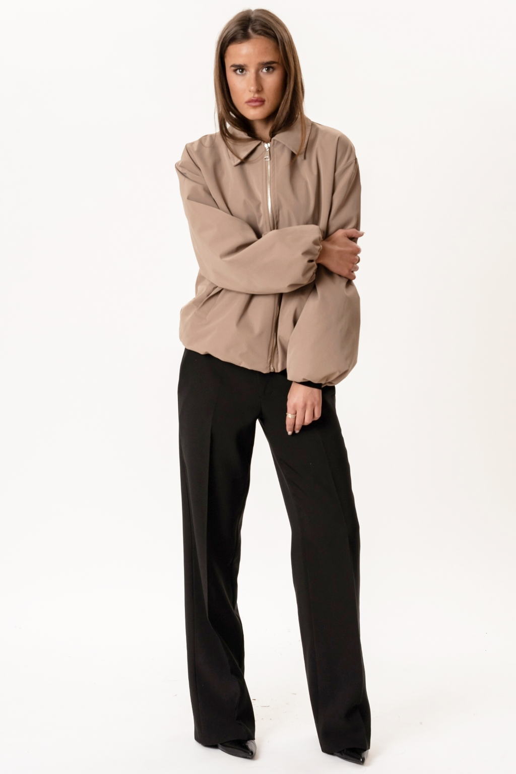Ines Short Jacket - Camel