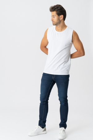 Sleeveless Tee - Hvid