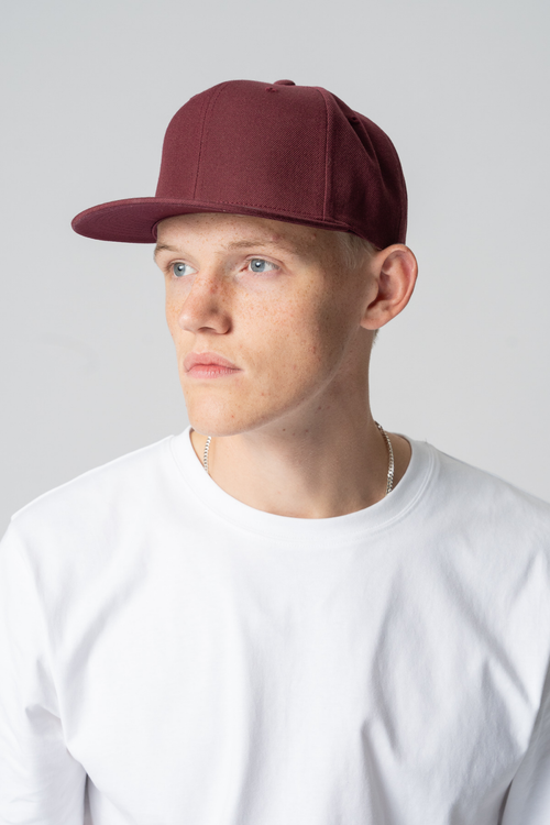 Classic Snapback - Maroon/Maroon