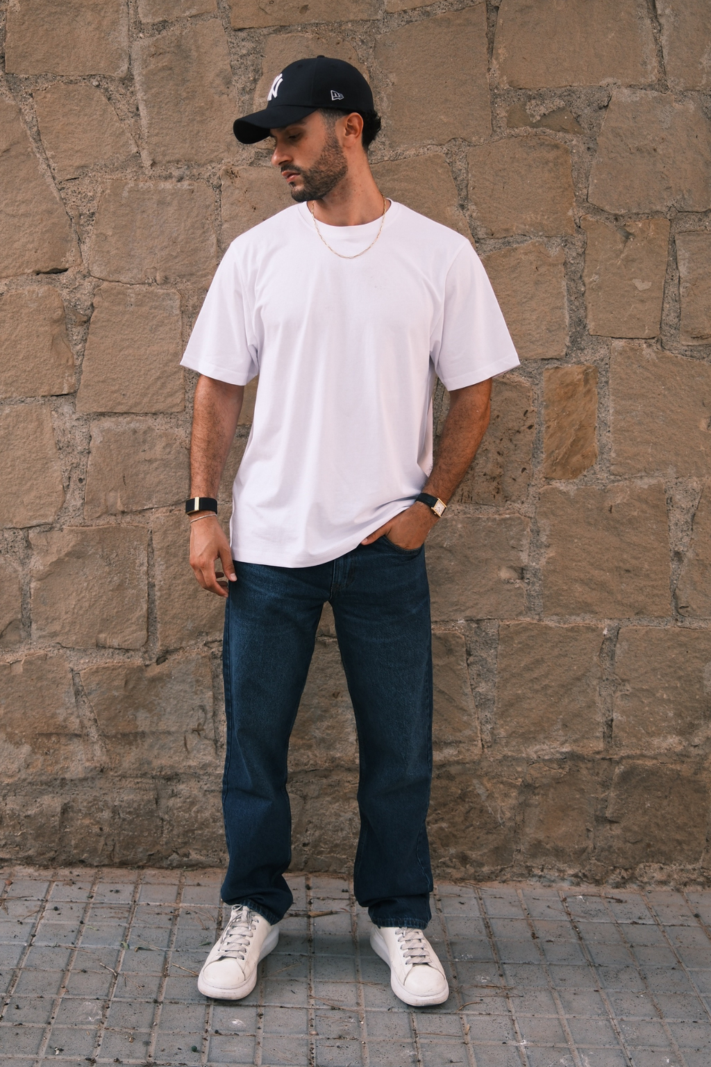 Boxfit T-shirt - Hvid