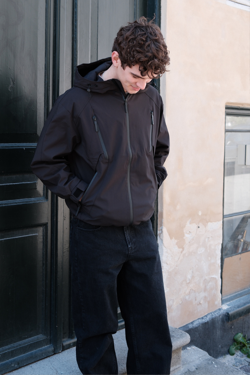 Asher Short Jacket - Sort
