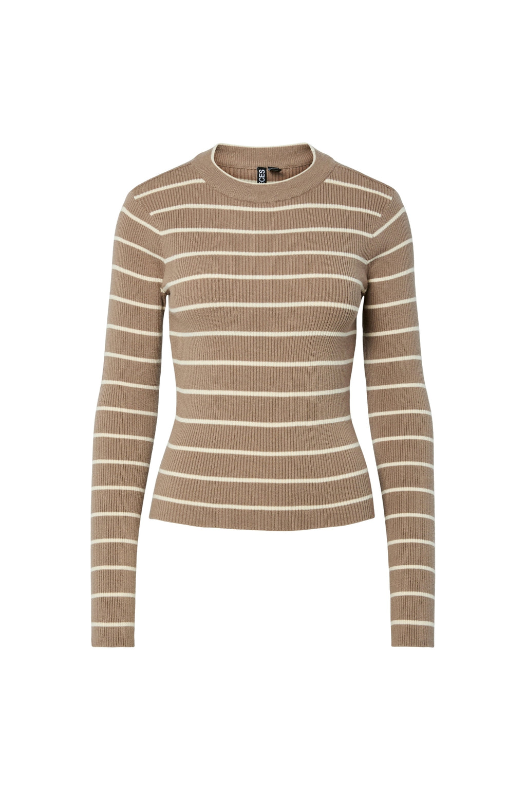 Mira New O-Neck Knit - Greige/Birk