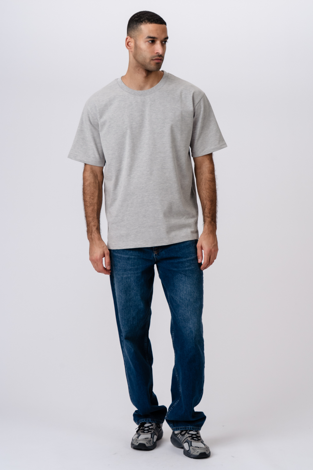 Heavy Boxfit T-shirt - Mørkegrå