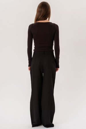 Cassandra Bluse - Brun