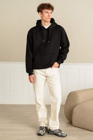 Relaxed Fit Jeans  - White Denim