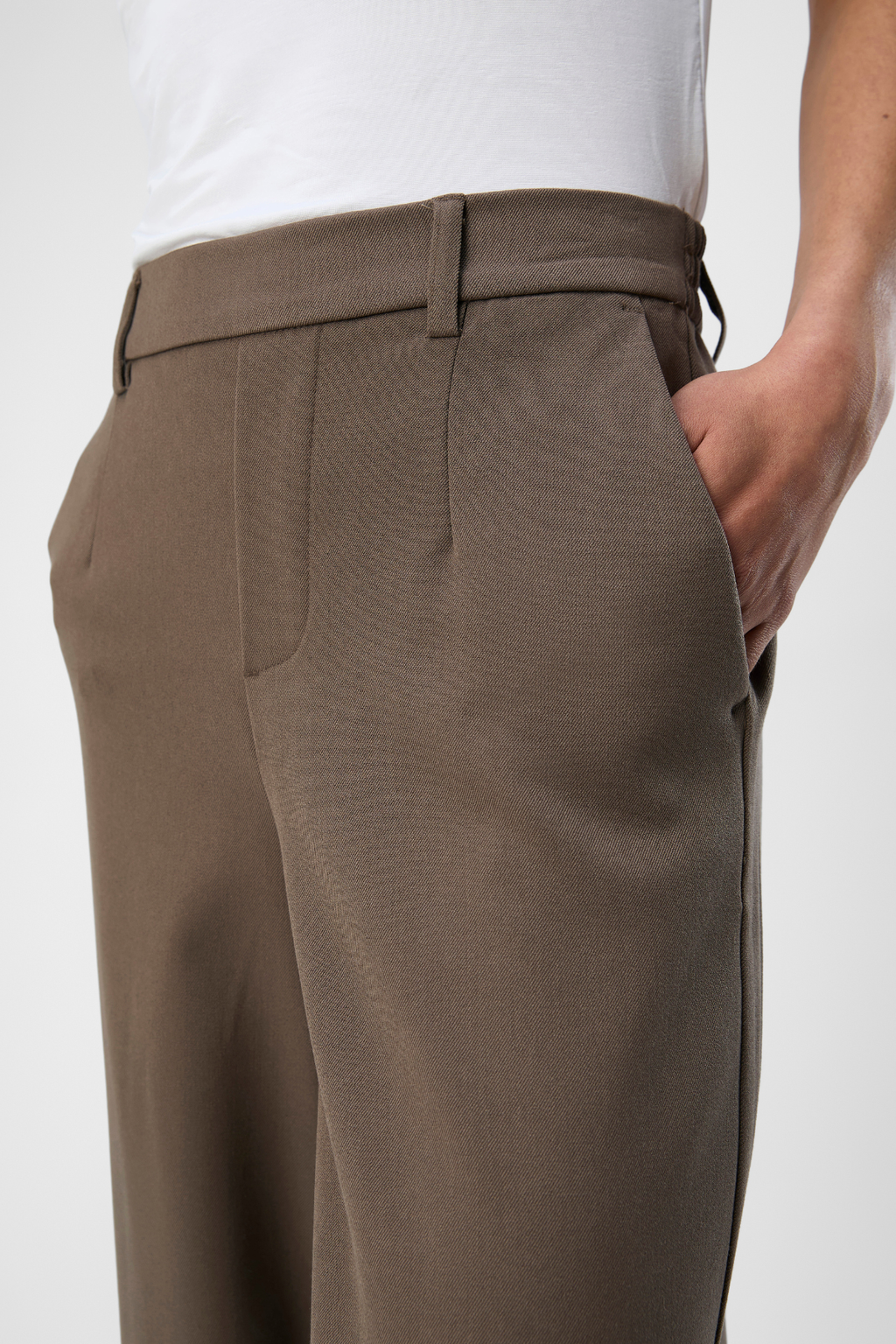 Lisa Wide Pant - Morel