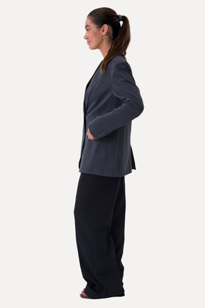 Klassisk fit Blazer - Mørkegrå