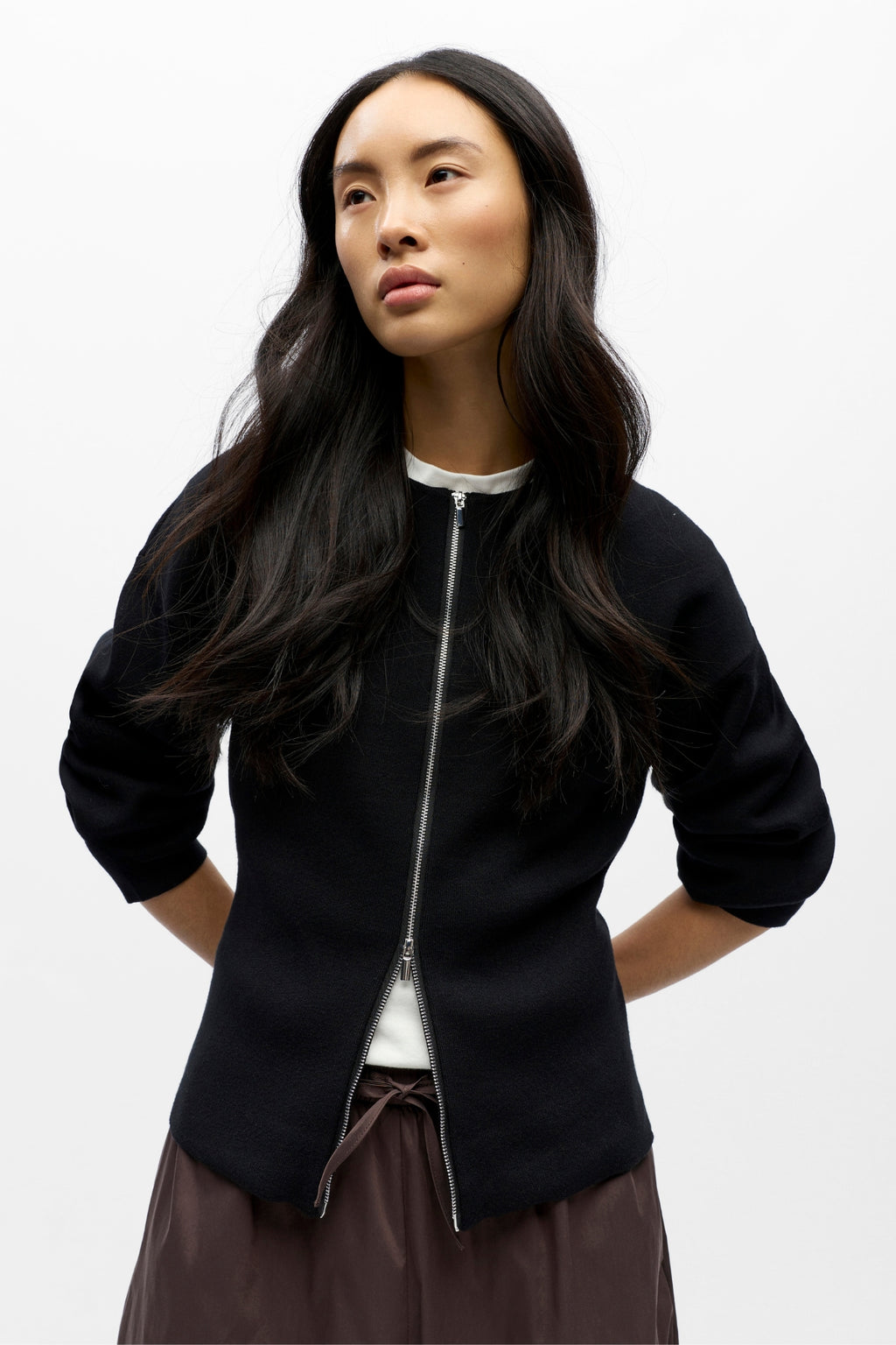 Reynard Strik Cardigan - Sort