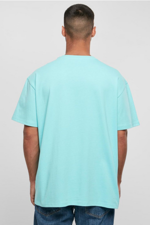Heavy Oversized T-shirt - Beryl Blue