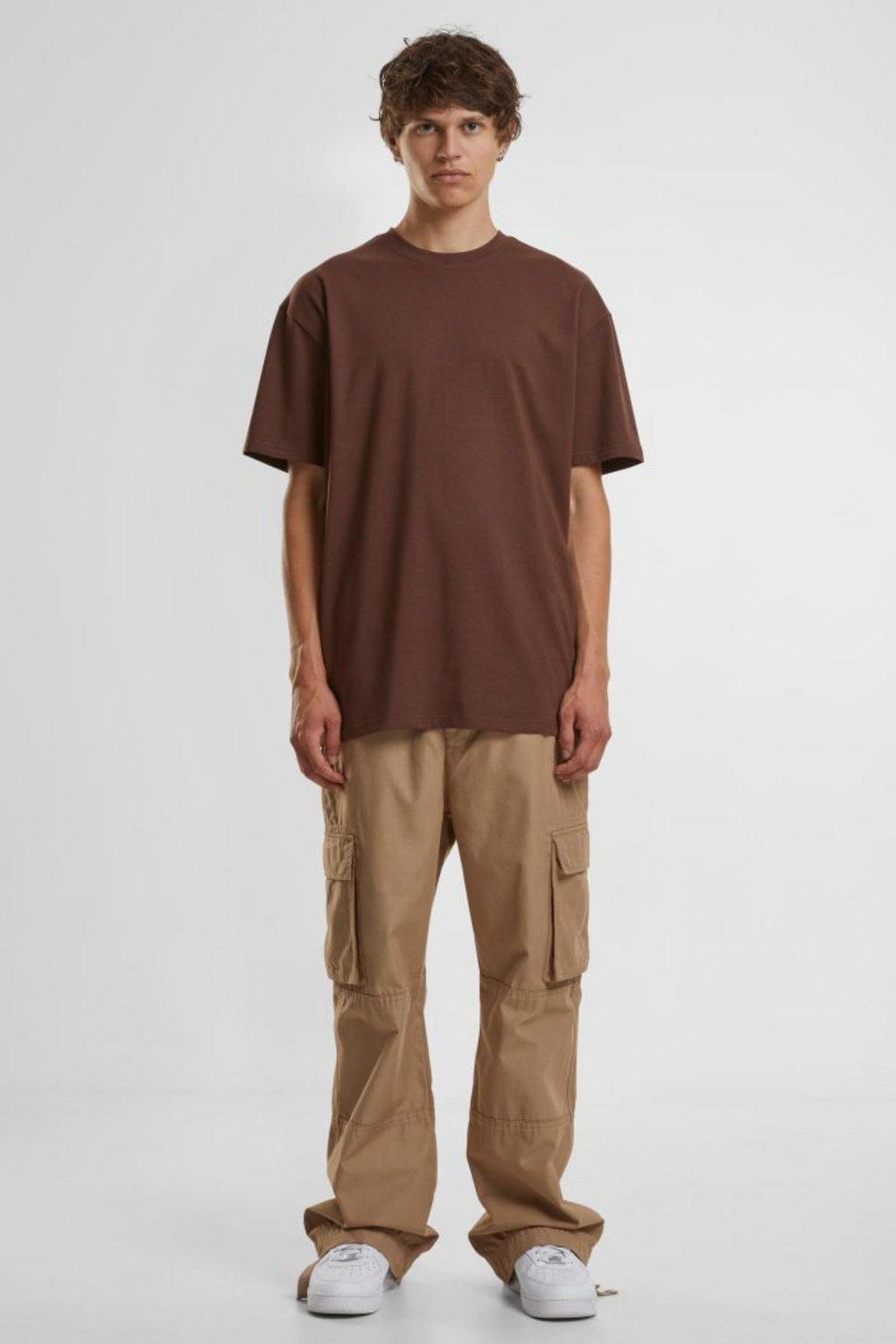 Heavy Oversized T-shirt - Chokoladebrun