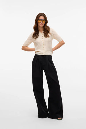 Panama 2/4 Strik Cardigan - Birch