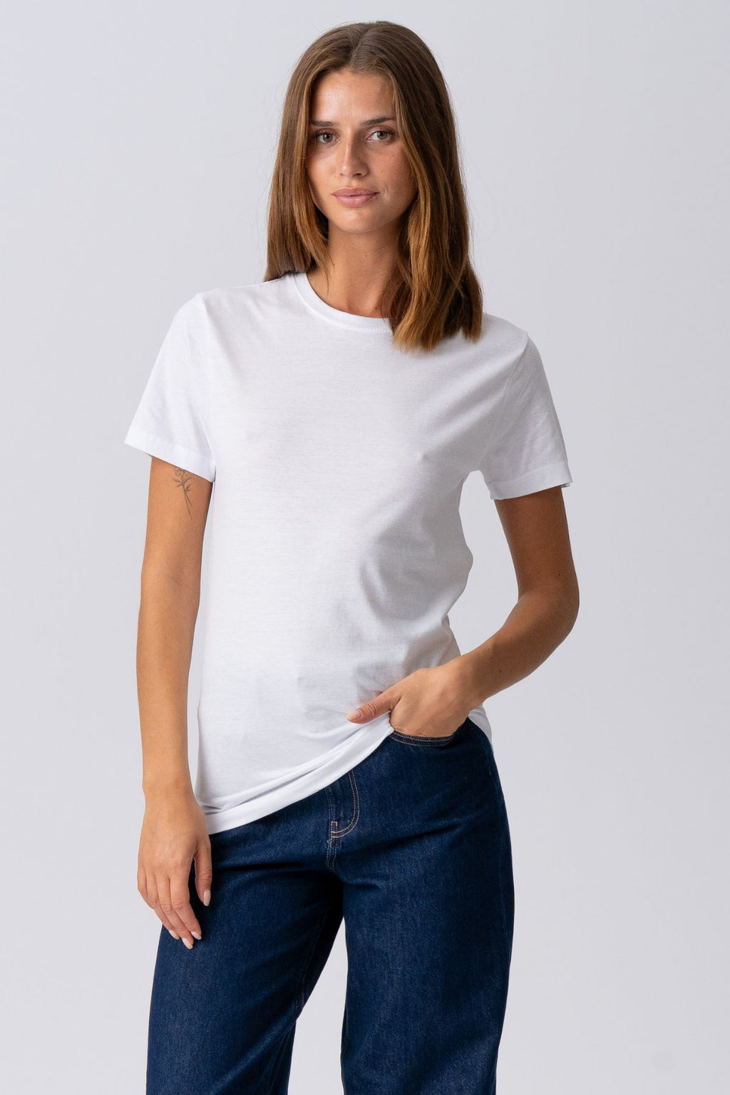Boyfriend Tee - Hvid