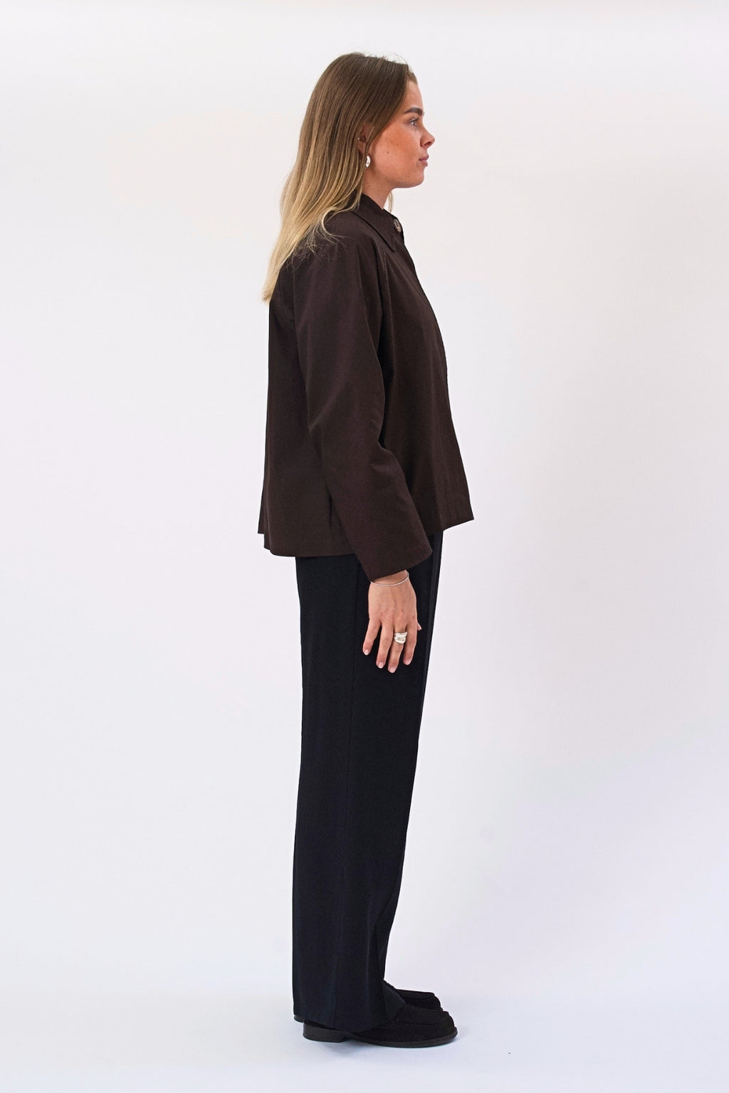 Mavis Short Jacket - Mørkebrun