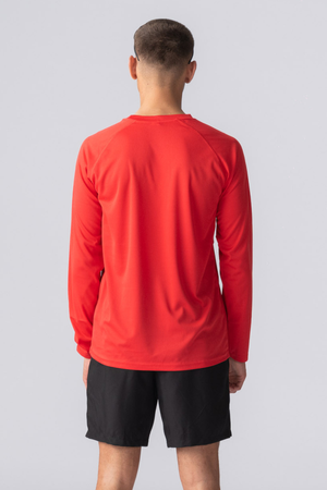 Langærmet Trænings T-shirt - Rød