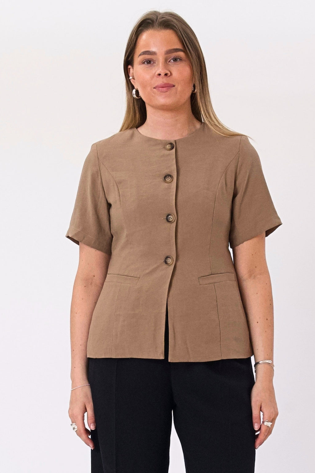 Isolde Blazer - Lysbrun