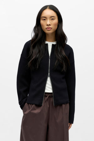 Reynard Strik Cardigan - Sort