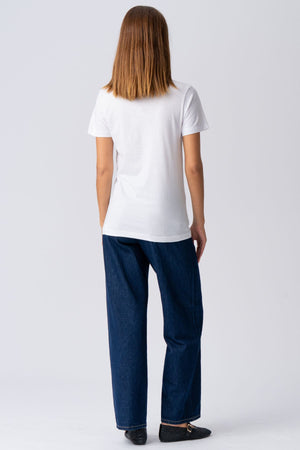 Boyfriend Tee - Hvid