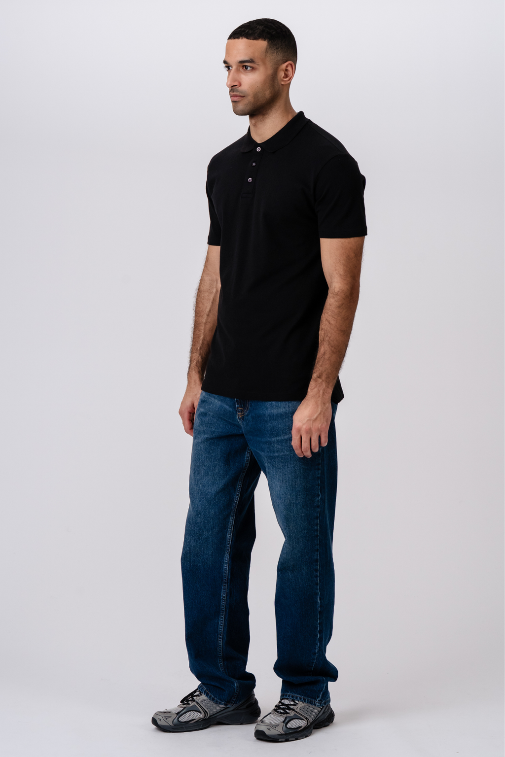 Muscle Polo Shirt - Sort