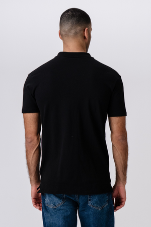 Muscle Polo Shirt - Sort