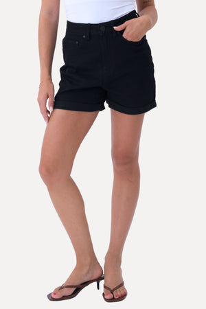 De Originale Performance Denim Shorts - Sort Denim (Kvinde)