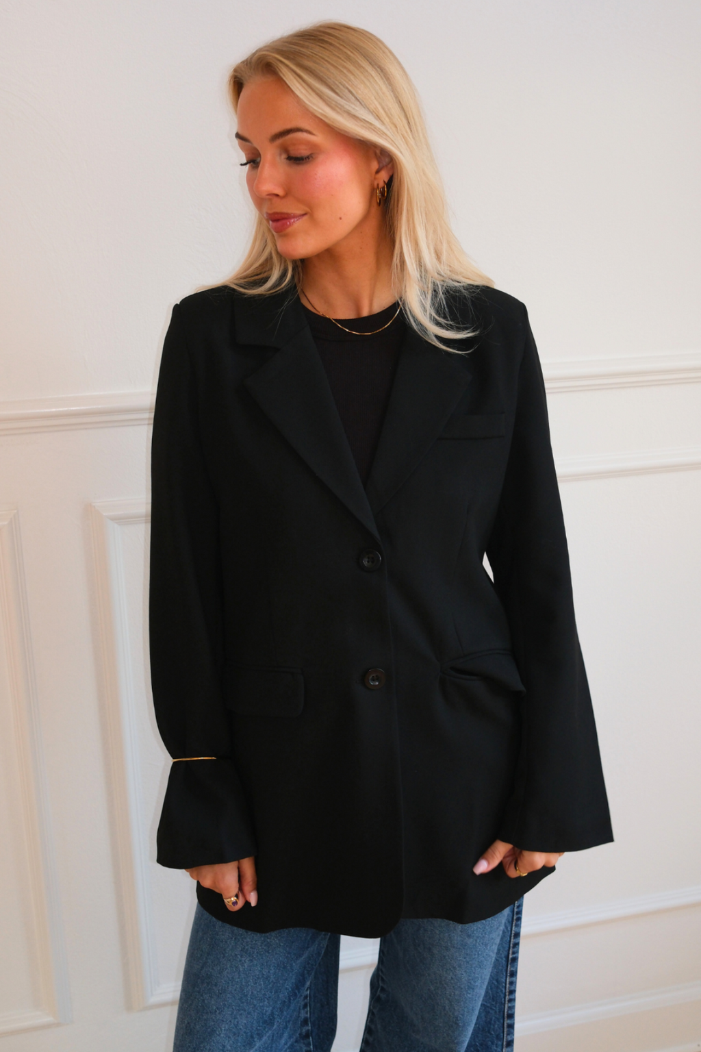 Claire Oversized Blazer - Sort